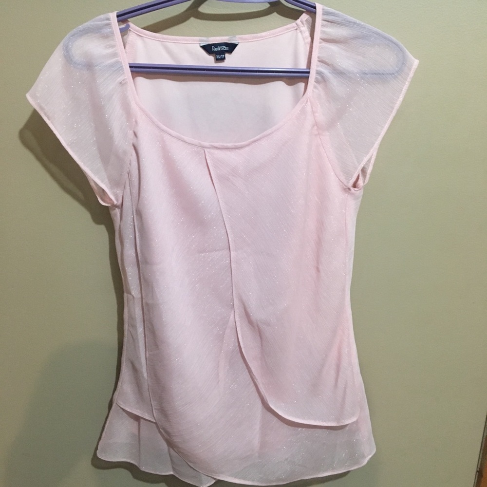 Sparkly pink shirt